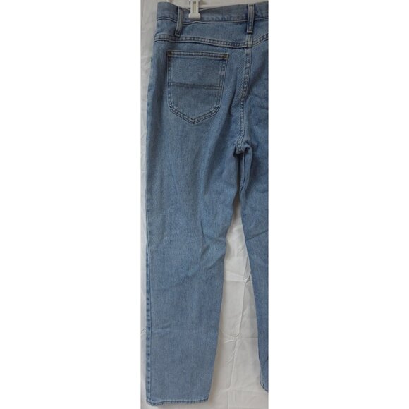 Riders By Lee Womens 14Long 34x34 Midrise Straight Leg Medium Wash Denim Jeans - Picture 8 of 15